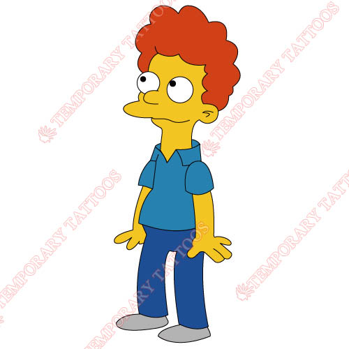 The Simpsons Customize Temporary Tattoos Stickers NO.3662